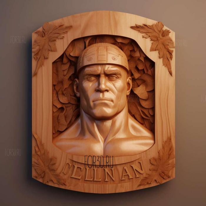 john cena 1 stl model for CNC